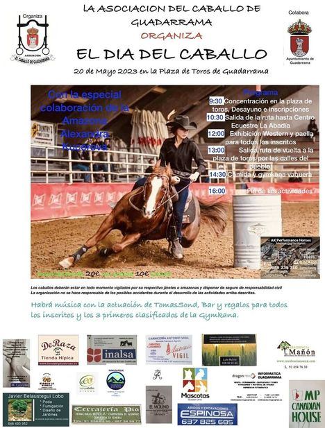 Guadarrama acoge la celebración el 20 de mayo del Día del Caballo