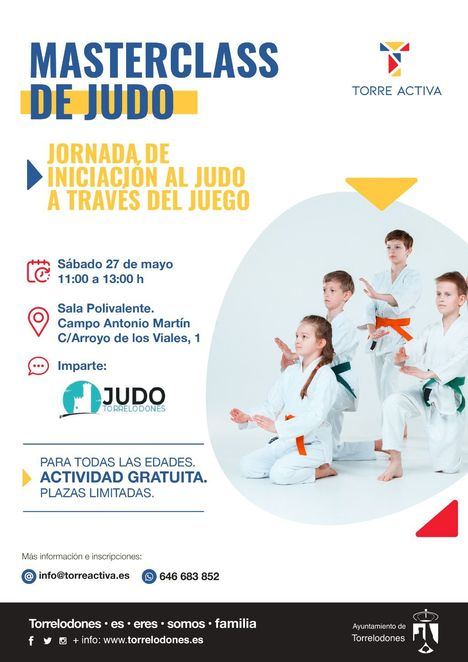 Torrelodones organiza una jornada para iniciarse en la práctica del judo