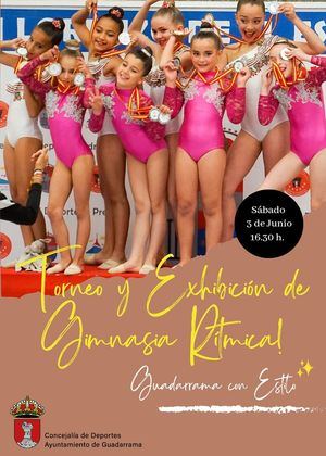 La Escuela Municipal de Gimnasia Rítmica de Guadarrama ofrecerá un torneo de exhibición el 3 de junio