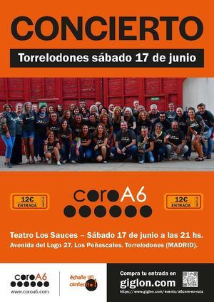 El Coro A-6, perteneciente a la Asociación Échate un Cantecito, actúa este sábado en Torrelodones