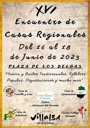 Las casas regionales de Collado Villalba se reúnen en su Encuentro anual este fin de semana