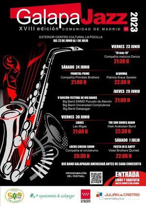 Este viernes arranca una nueva edición de Galapajazz, con actuaciones gratuitas en la explanda de La Pocilla