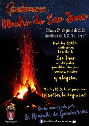 Música, barbacoa y hoguera para celebrar la Noche de San Juan en Guadarrama