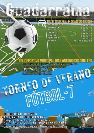 Abierto el plazo de inscripción para los torneos de verano de Fútbol Sala y Fútbol 7 de Guadarrama