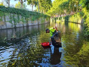 Collado Villalba retira 2.500 kilos de basura y vegetación del cauce del río Guadarrama