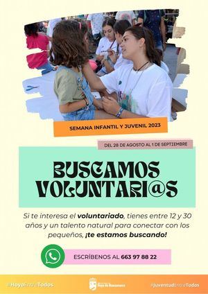 Hoyo de Manzanares busca voluntarios para la Semana Infantil 2023