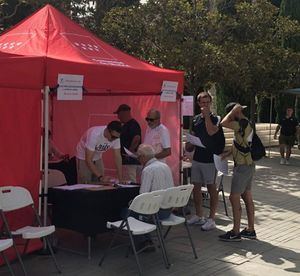 San Lorenzo promociona el deporte seguro con electrocardiogramas gratis durante la Vuelta Ciclista Sub23