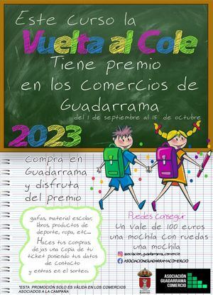 El comercio de Guadarrama pone en marcha una campaña para la Vuelta al Cole