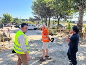 Las obras de urbanización en el barrio San Gregorio de Galapagar se prolongarán hasta finales de octubre