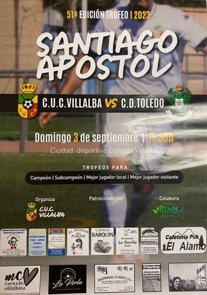 Collado Villalba acoge este domingo la 51ª edición del Trofeo Santiago Apóstol de Fútbol