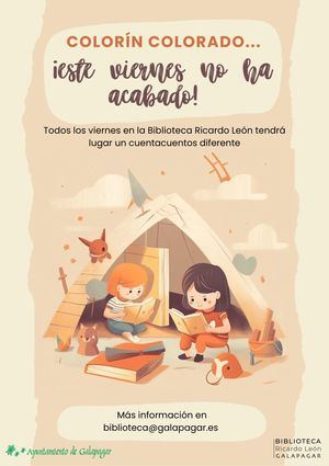 El programa ‘Los viernes de cuento’ de la Biblioteca de Galapagar ofrecerá este curso cuentacuentos inclusivos