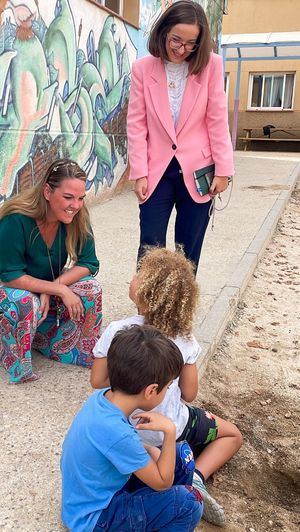 Comienza el curso en el Colegio La Navata de Galapagar tras las obras de este verano