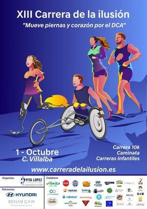 La Fundación Pita López organiza la XIII Carrera Solidaria de la Ilusión por las calles de Collado Villalba