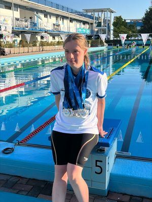 Éxito de la nadadora de Galapagar Camino Martínez en el Campeonato Europeo para personas con Síndrome de Down