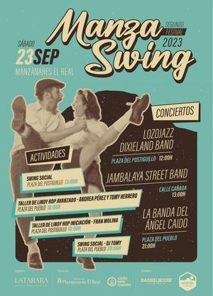 Swing y Lindy Hop en una nueva edición del encuentro ManzaSwing Festival de Manzanares El Real