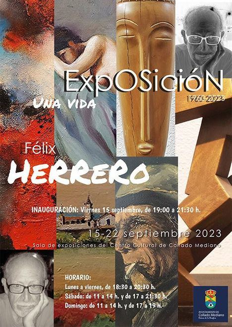 Collado Mediano ofrece una exposición retrospectiva del artista Félix Herrero, fallecido recientemente