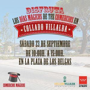 Los Comercios Mágicos llegan a Collado Villalba este sábado en la Plaza de Los Belgas