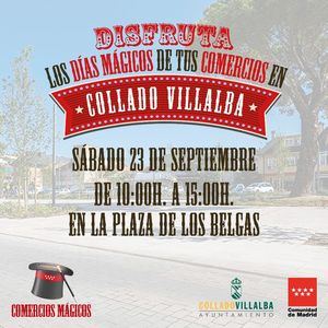 Los Comercios Mágicos llegan a Collado Villalba este sábado en la Plaza de Los Belgas