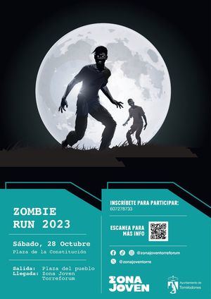 El 28 de octubre, la ‘Zombi run’ de la Zona Joven de Torrelodones recogerá donaciones para el Banco de Alimentos