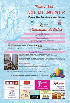 El Barrio del Rosario en San Lorenzo celebra este fin de semana las fiesta de su patrona