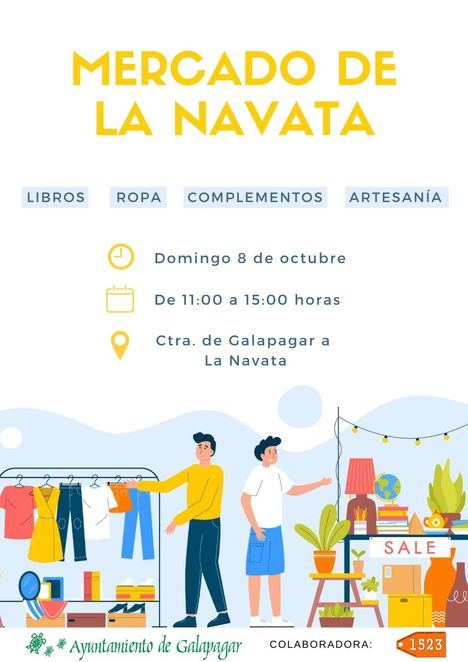 Este domingo 8 de octubre, el mercado vuelve a La Navata de Galapagar