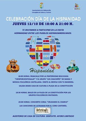 Valdemorillo celebra este jueves su primera Fiesta de la Hermandad entre los Pueblos Hispanoamericanos