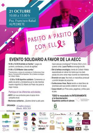 Alpedrete celebra ‘Pasito a pasito, con ellas’, evento solidario a favor de la Asociación Española contra el Cáncer