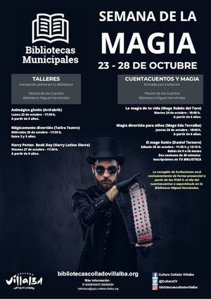 La Biblioteca Miguel Hernández de Collado Villalba celebra la III Semana de la Magia