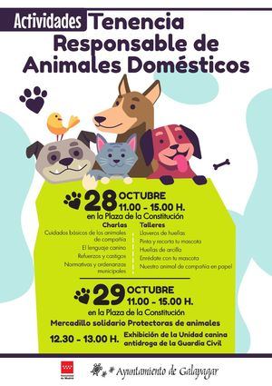 Galapagar celebra durante el fin de semana diversas actividades sobre tenencia responsable de animales
