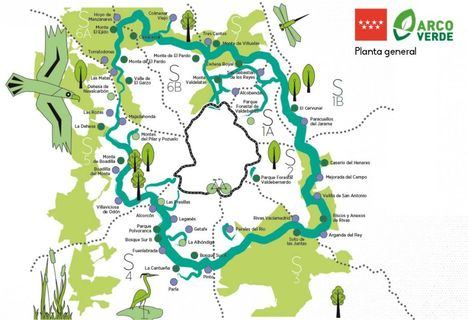 La Comunidad de Madrid anuncia que en 2024 se concluirá el trazado de Arco Verde