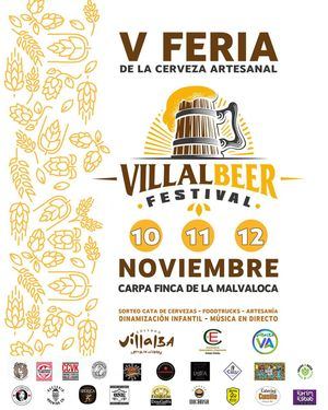 Este fin de semana, Collado Villalba celebra la V edición de su Feria de la Cerveza Artesanal, VillalBeer