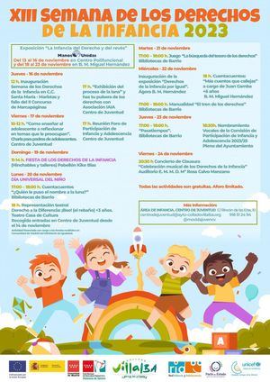 La XIII Semana de los Derechos de la Infancia en Collado Villalba ofrece cuentacuentos, talleres y espectáculos
