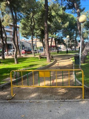 Comienzan los trabajos de mejora de accesos a varios parques de Collado Villalba