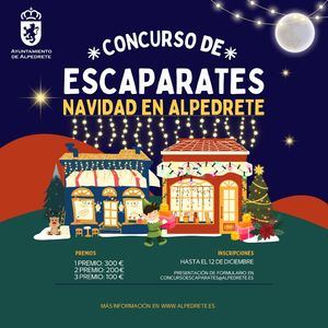 Alpedrete convoca su primer concurso de escaparates navideños para el comercio localidad