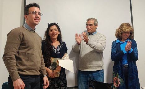 La Sociedad Caminera entrega a la ex concejala de El Escorial María del Mar Hernández Sánchez el Premio Caminero 2023
