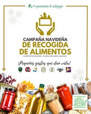Siete clubes deportivos de Galapagar se suman a la III Campaña de Recogida de Alimentos