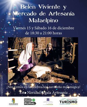 El Belén Viviente de Mataelpino inaugura este fin de semana las actividades navideñas del municipio