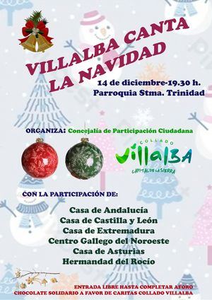 Collado Villalba canta a la Navidad este jueves en la Iglesia de la Santísima Trinidad