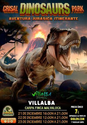 Llega a la Carpa de Malvaloca de Collado Villalba la exhibición Crisal Dinosaurus Park