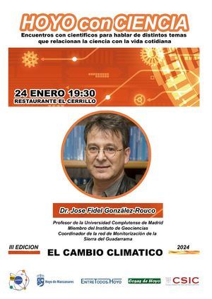 El ciclo de conferencias Hoyo ConCiencia organiza un encuentro sobre cambio climático