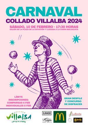 Collado Villalba abre las inscripciones para el concurso de disfraces de Carnaval 2024