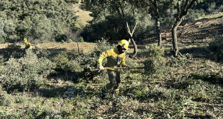 Más de 300 efectivos trabajan en invierno para prevenir incendios forestales