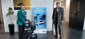 El Hospital de Villalba estrena un vehículo eléctrico de asistencia para pacientes con movilidad reducida
