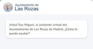 Miguel, un ‘humano’ digital que ayuda a resolver dudas a los vecinos de Las Rozas