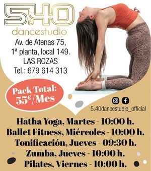 Cuídate bailando en la Escuela 5.40 Dance Estudio de Las Rozas