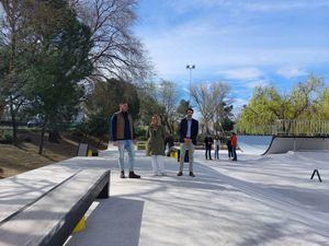 Collado Villalba estrena una pista de skate totalmente renovada en el Parque Pinar de las Eras