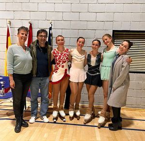 Las patinadoras del club La Vida Sobre Ruedas de Torrelodones brillan en la 2ª fase del Trofeo Federación
