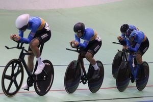 Un total de 158 ciclistas participaron en el Campeonato de España de pista cadete y junior celebrado en Galapagar