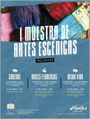 Collado Villalba celebra del 5 al 13 de abril su I Muestra de Artes Escénicas Inclusivas