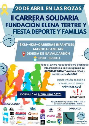 La II Carrera Solidaria Fundación Elena Tertre llenará Las Rozas de solidaridad